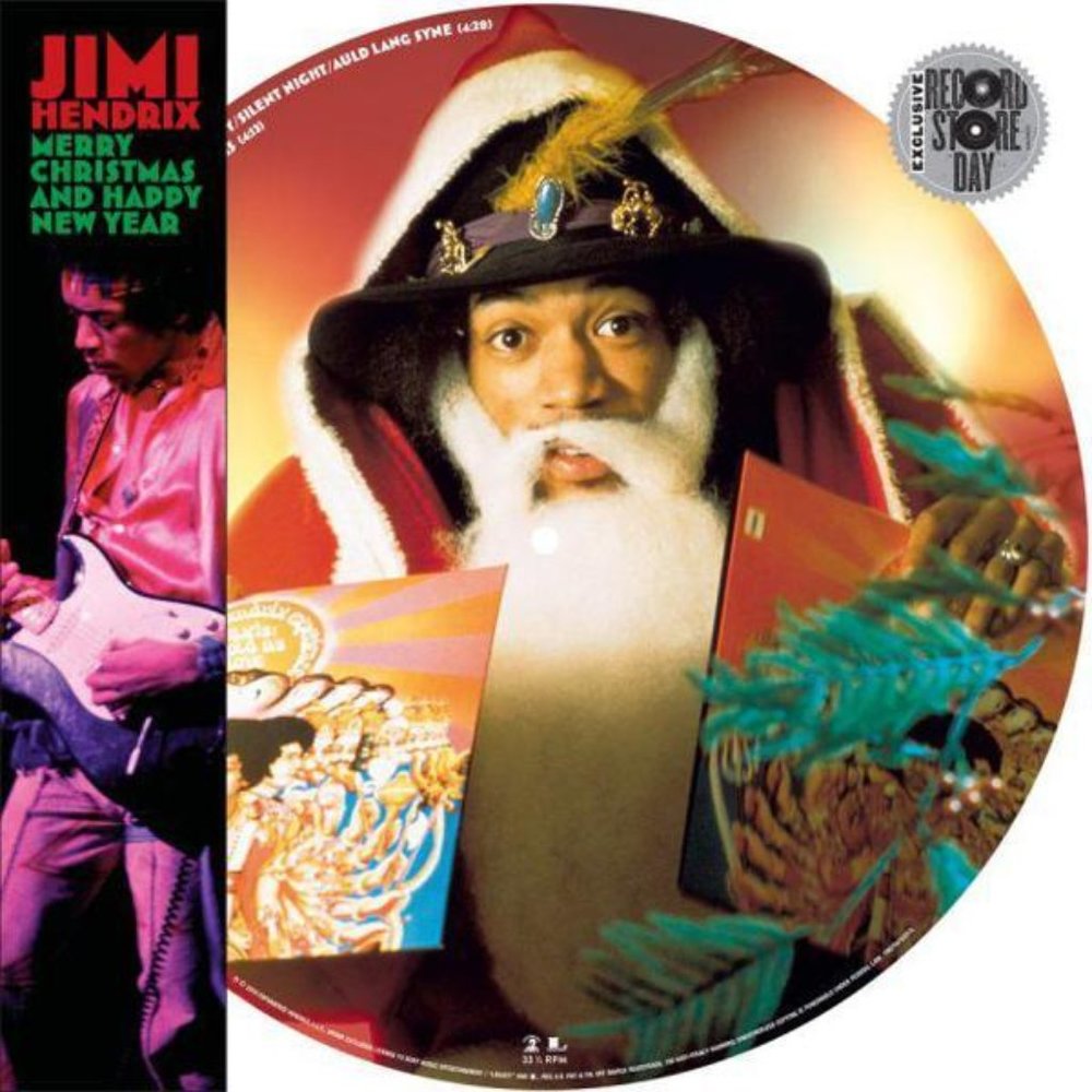 Jimi Hendrix Merry Christmas & Happy New Year 12'' Picture Disc ~ RSD 2019 ~New!